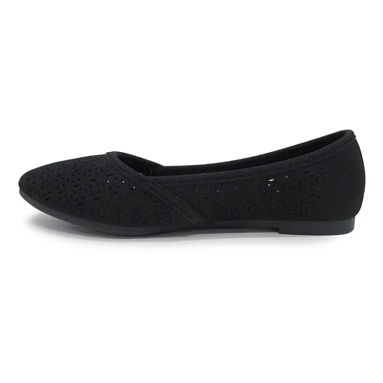 Pop Gerinina Womens Almond Closed Toe Ballet Flats