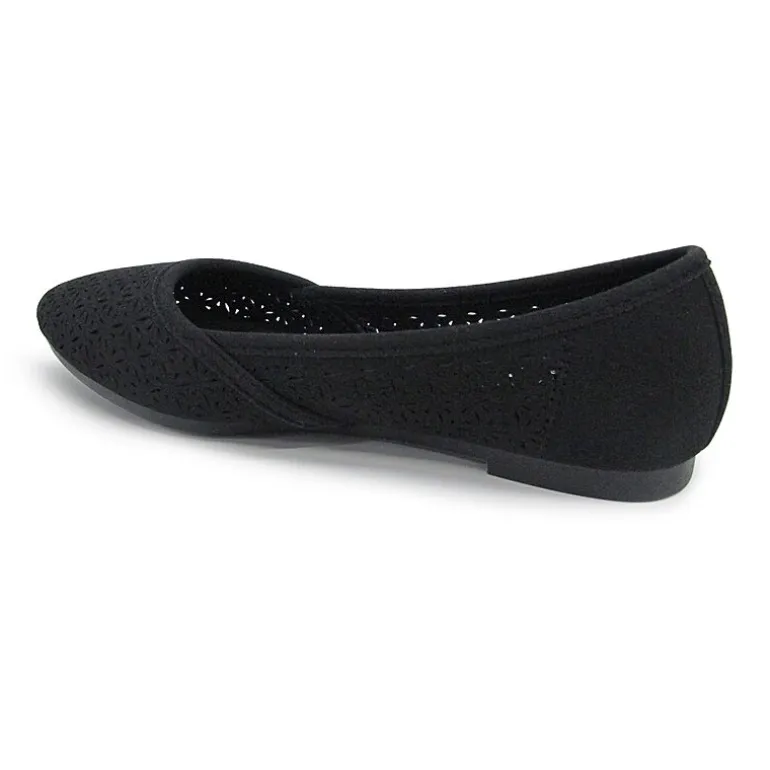 Pop Gerinina Womens Almond Closed Toe Ballet Flats