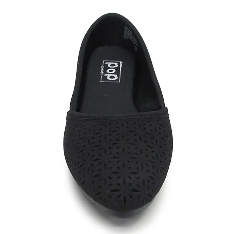 Pop Gerinina Womens Almond Closed Toe Ballet Flats