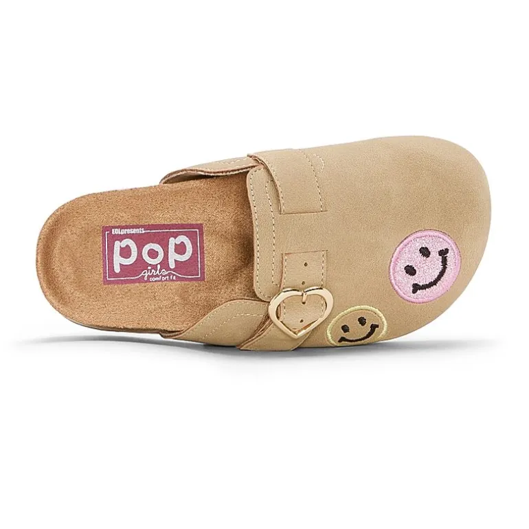Pop Mynna Girls Round Closed Toe Mules