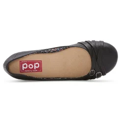 Pop Nelly Womens Closed Toe Ballet Flats