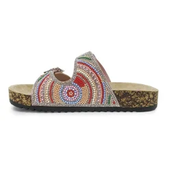 Pop Reema Little & Big Kid Girls Adjustable Strap Footbed Sandals
