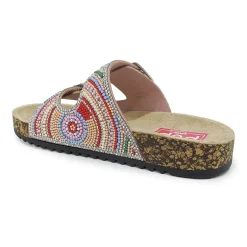 Pop Reema Little & Big Kid Girls Adjustable Strap Footbed Sandals