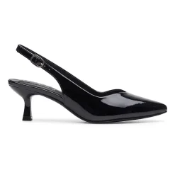 Pop Savien Womens Pointed Closed Toe Kitten Heel Pumps