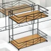 Popular Bath Woodmont 2tier Shelf Twr Caddy Bathroom Organizer