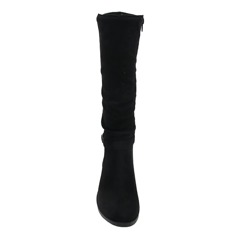 Pop Womens Chambers Flat Heel Slouch Boots