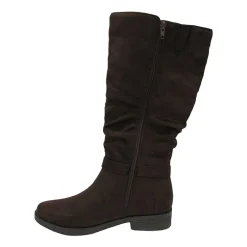 Pop Womens Chambers Flat Heel Slouch Boots