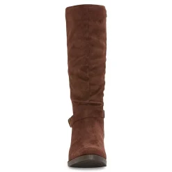 Pop Womens Chambers Flat Heel Slouch Boots
