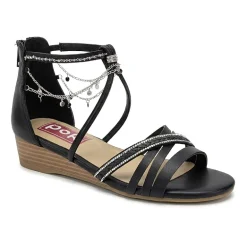Pop Womens Darelia Wedge Sandals