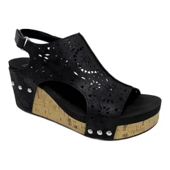 Pop Womens Ellerie Wedge Sandals