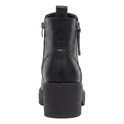 Pop Womens Elspeth Block Heel Booties