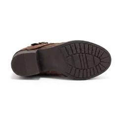 Pop Womens Encinitas Block Heel Booties