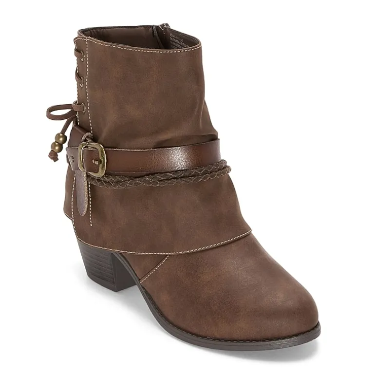 Pop Womens Encinitas Block Heel Booties