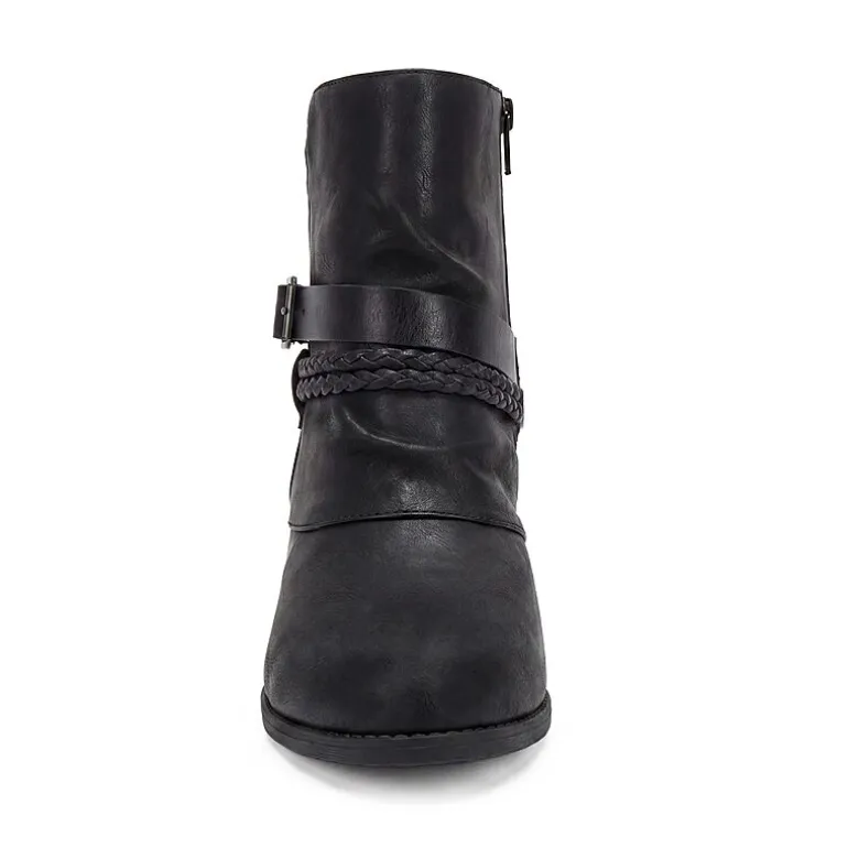 Pop Womens Encinitas Block Heel Booties