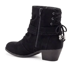 Pop Womens Encinitas Block Heel Booties