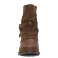 Pop Womens Encinitas Block Heel Booties
