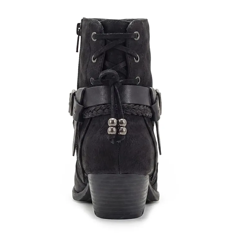 Pop Womens Encinitas Block Heel Booties
