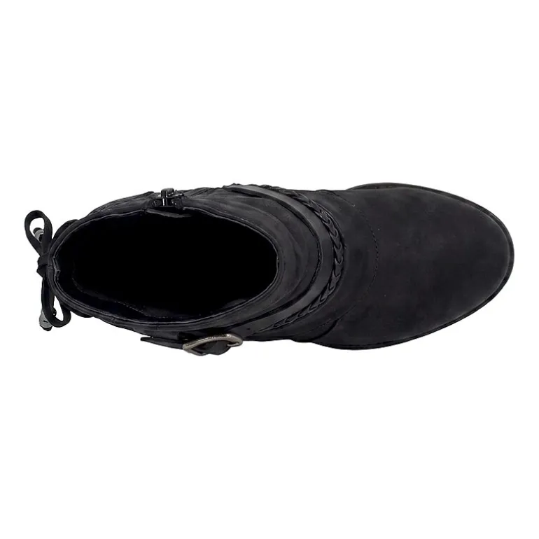 Pop Womens Encinitas Block Heel Booties