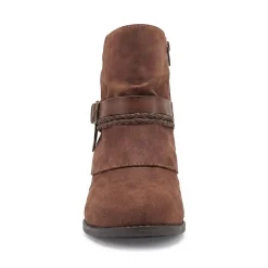 Pop Womens Encinitas Block Heel Booties