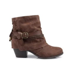 Pop Womens Encinitas Block Heel Booties