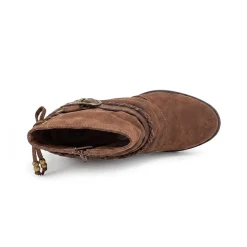 Pop Womens Encinitas Block Heel Booties