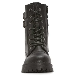 Pop Womens Perlla Block Heel Booties