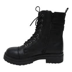 Pop Womens Perlla Block Heel Booties