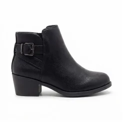 Pop Womens Raveline Block Heel Booties