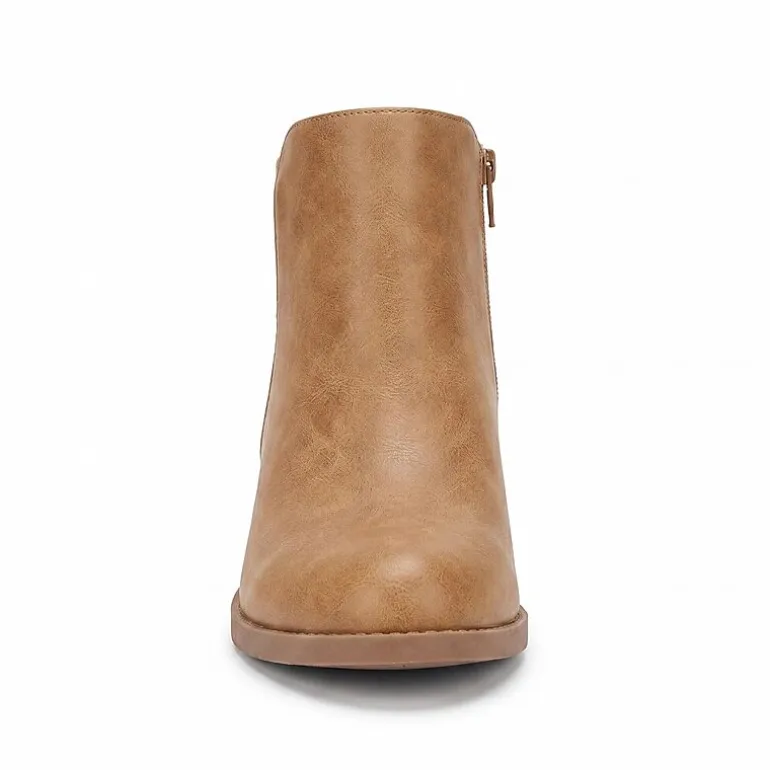 Pop Womens Raveline Block Heel Booties