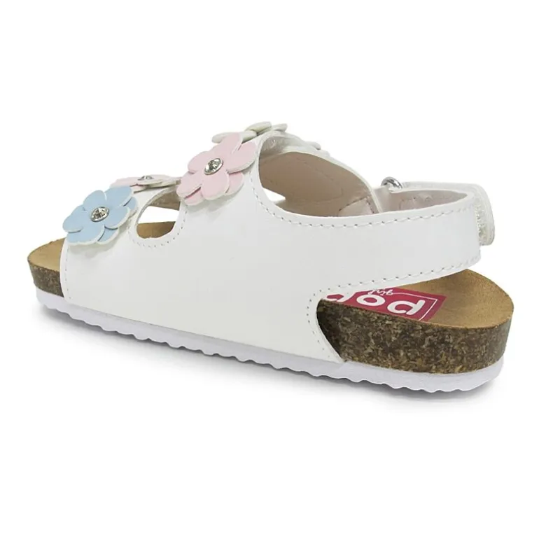 Pop Zazani Toddler Girls Adjustable Strap Footbed Sandals