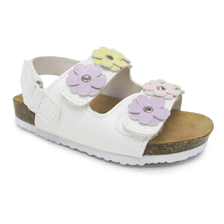Pop Zazani Toddler Girls Adjustable Strap Footbed Sandals