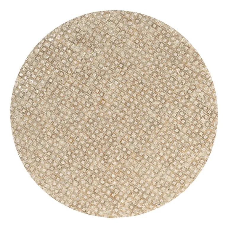 Porada Modern Gold and Ivory Coffee Table