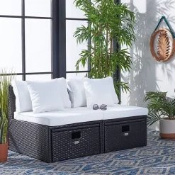 Pramla  4-pc. Patio Lounge Chair and Ottoman Set