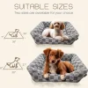 Precious Tails 26" Gray Cuddler Pet Bed