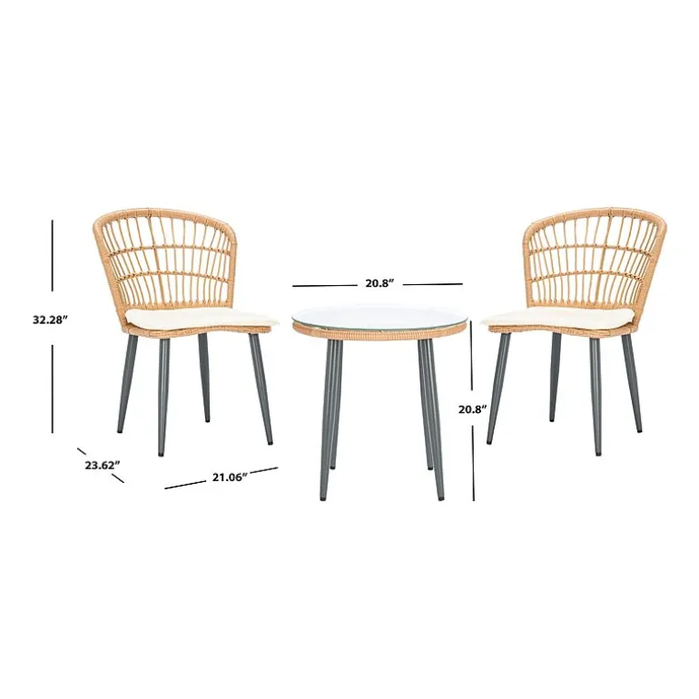 Prenza 3-pc. Patio Table and Chair Set