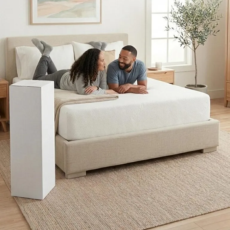 Primo Divine Super 10" Medium Gel Memory Foam Tight Top - Mattress in a Box