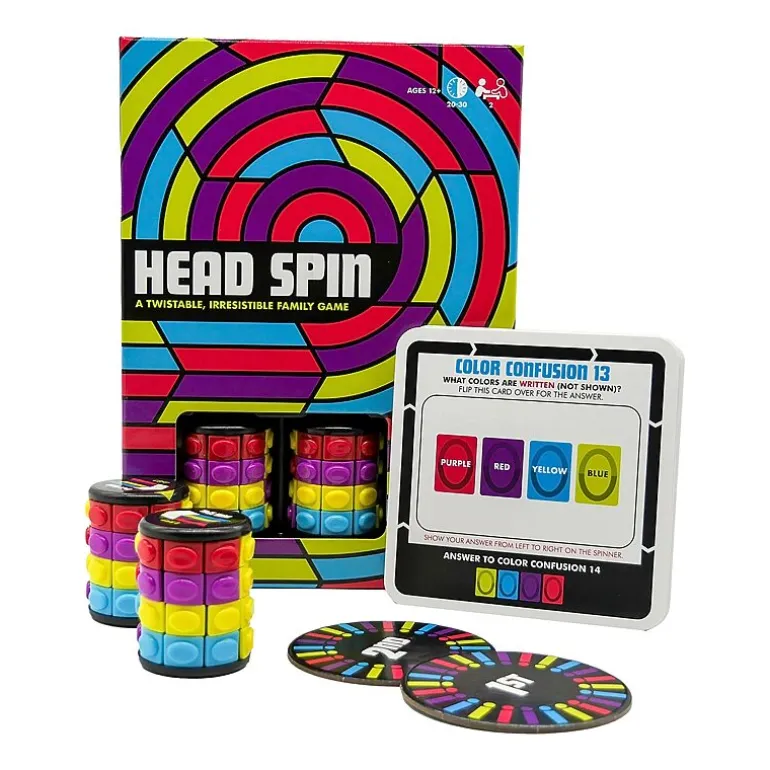 Project Genius Head Spin Fidget-Spinner Game Puzzle