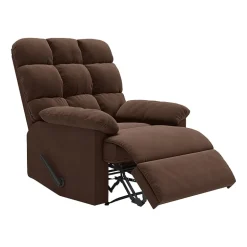 ProLounger Barbera Wall Hugger Biscuit Tufted Recliner in Stain-Resistant Microfiber