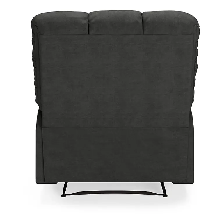 ProLounger Barbera Wall Hugger Biscuit Tufted Recliner in Stain-Resistant Microfiber