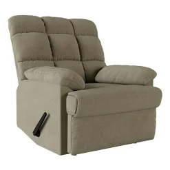 ProLounger Barbera Wall Hugger Biscuit Tufted Recliner in Stain-Resistant Microfiber