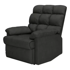 ProLounger Barbera Wall Hugger Biscuit Tufted Recliner in Stain-Resistant Microfiber