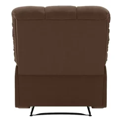 ProLounger Barbera Wall Hugger Biscuit Tufted Recliner in Stain-Resistant Microfiber