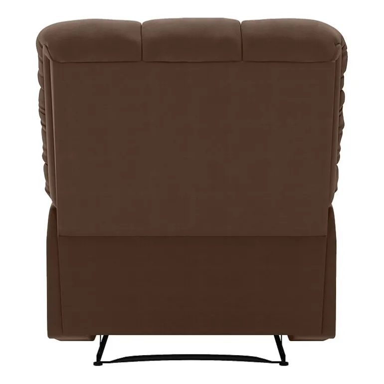 ProLounger Barbera Wall Hugger Biscuit Tufted Recliner in Stain-Resistant Microfiber