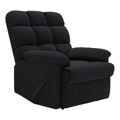 ProLounger Barbera Wall Hugger Biscuit Tufted Recliner in Stain-Resistant Microfiber
