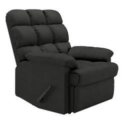 ProLounger Barbera Wall Hugger Biscuit Tufted Recliner in Stain-Resistant Microfiber