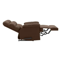 ProLounger Barbera Wall Hugger Biscuit Tufted Recliner in Stain-Resistant Microfiber