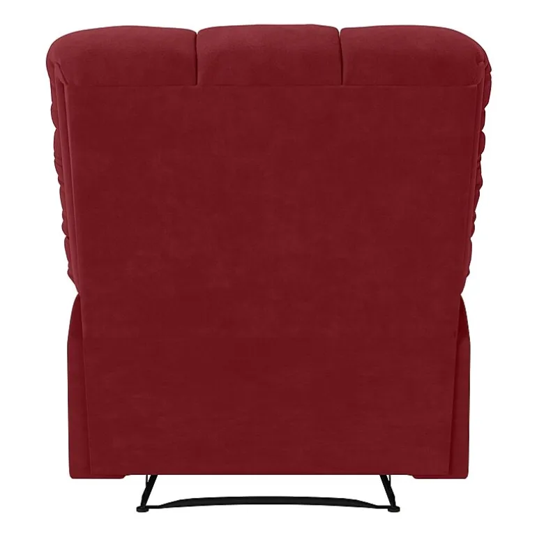 ProLounger Barbera Wall Hugger Biscuit Tufted Recliner in Stain-Resistant Microfiber
