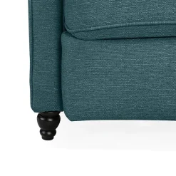 ProLounger Keaton Transitional Roll-Arm Push Back Recliner in Linen