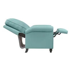 ProLounger Keaton Transitional Roll-Arm Push Back Recliner in Linen