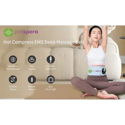 Prospera Electric Heating Pad With,Cordless Massager